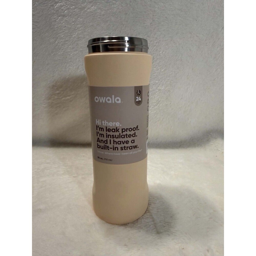 Owala FreeSip Sway 24oz Stainless Tumbler Sandy Shores READ